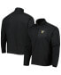 Фото #2 товара Men's Heathered Black Pittsburgh Penguins Course Quarter-Zip Jacket