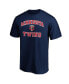 Фото #3 товара Men's Navy Minnesota Twins Heart Soul T-shirt