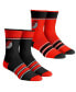 ფოტო #1 პროდუქტის Men's and Women's Socks Portland Trail Blazers Multi-Stripe 2-Pack Team Crew Sock Set