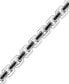 ფოტო #3 პროდუქტის Men's Black Diamond Link Bracelet (1 ct. t.w.) in Sterling Silver