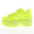 Фото #3 товара Fila Disruptor II Wedge 5FM00704-700 Womens Yellow Lifestyle Sneakers Shoes 5.5