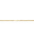 Фото #4 товара Glitter Rope Link 22" Chain Necklace in 10k Gold, Created for Macy's