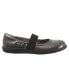 Фото #1 товара Softwalk High Point S1466-098 Womens Gray Leather Mary Jane Flats Shoes 6.5