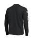 Men's Black Las Vegas Raiders Franklin Long Sleeve T-shirt M - фото #2