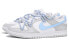 Фото #4 товара 【定制球鞋】 Nike Dunk Low 做旧 vibe风 解构 高街 礼盒 低帮 板鞋 男款 灰蓝 / Кроссовки Nike Dunk Low DV0831-101