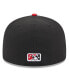 Фото #2 товара Men's Black Erie SeaWolves Authentic Collection Alternate Logo 59Fifty Fitted Hat