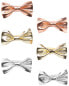 Baby 6-Pack Bow Hair Clips One Size