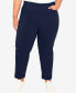 Фото #1 товара Plus Size Super Stretch Crop High Rise Pant