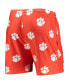 ფოტო #4 პროდუქტის Men's Orange Clemson Tigers Flagship Allover Print Jam Shorts