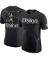 ფოტო #1 პროდუქტის Men's Black Golden State Warriors Courtside Air Traffic Control Max90 T-shirt