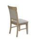 Oliver 20" 2 Piece Wood Frame Upholstered Dining Side Chair