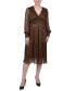 Фото #1 товара Платье NY Collection длинное сетчатое плиссированное для женщин