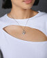 ფოტო #2 პროდუქტის Grogu Diamonds Pendant Necklace (1/10 ct. t.w.) in 10K Yellow Gold and Sterling Silver