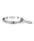 Фото #3 товара Small Wrist 5" Simple Stackable Dome Bangle Cuff Bracelet Sterling Silver Safety Chain