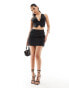 Фото #1 товара Kaiia tailored mini skirt co-ord in black