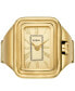 Women's Raquel Two-Hand Gold-Tone Stainless Steel Ring Watch 14mm