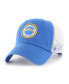 Фото #1 товара Men's Powder Blue, White Los Angeles Chargers Highline Clean Up Trucker Snapback Hat