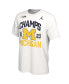 Men's White Michigan Wolverines College Football Playoff 2023 National Champions Retro T-shirt