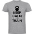 KRUSKIS Keep Calm And Train short sleeve T-shirt