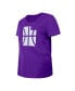 Фото #3 товара Women's Purple Utah Jazz 2023/24 City Edition T-shirt