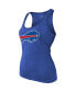 Фото #3 товара Women's Threads Heathered Royal Buffalo Bills Name and Number Tri-Blend Tank Top