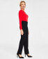 Фото #3 товара Women's Mid-Rise L-Pocket Straight-Leg Pants, Regular, Long & Short Lengths, Created for Macy's