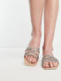 Фото #1 товара Simmi London Juniper flat sandals with embellished straps in beige