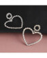 ფოტო #2 პროდუქტის Women's Heart Drop Earrings