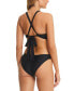 Фото #2 товара Women's Cutout Tie-Back One-Piece Swimsuit