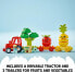 Фото #24 товара LEGO 10982 DUPLO My First Fruit and Vegetable Tractor, Sorting and Stacking Toy for Babies and Toddlers Aged 1 and 10981 DUPLO My First Growing Carrot