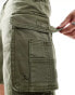 Фото #5 товара Hollister 10inch cargo shorts in dark green