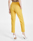 Фото #2 товара Petite Fly-Front Slim-Leg Trousers