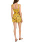 Фото #2 товара A.L.C. Gilmour Linen Romper Women's Yellow 12