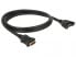 Фото #3 товара Delock 85466 - 1 m - HDMI Type A (Standard) - HDMI Type A (Standard) - 3840 x 2160 pixels - 10.2 Gbit/s - Black