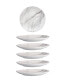 Фото #1 товара Melamine Palace Bianco Coupe Round Plates, Set of 6