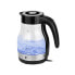 Фото #7 товара Электрический чайник Lafe CEG017 Чёрный Полупрозрачная Стекло Пластик 2200 W 1,7 L