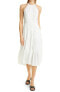 Фото #2 товара KOBI HALPERIN 284294 Robin Shirred Halter Neck Dress in Ivory White , Size 8