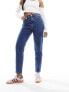 Фото #2 товара Calvin Klein Jeans mom jeans in dark wash