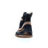 Фото #3 товара Miz Mooz Finney 279011 Womens Black Suede Hook & Loop Strap Sandals Shoes 6
