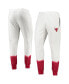 ფოტო #2 პროდუქტის Men's Oatmeal Chicago Bulls Double Dribble Tie-Dye Fleece Jogger Pants