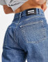 Фото #8 товара Dr Denim Beth dad jeans in dark wash blue