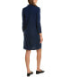 Forte Cashmere Ruffle Neck Cashmere Sweaterdress Women's