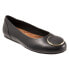 Фото #2 товара Softwalk Sonoma Halo S2257-001 Womens Black Narrow Ballet Flats Shoes