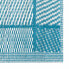 Outdoor rug Meis 160 x 230 x 0,5 cm Blue White polypropylene