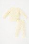 Фото #5 товара Пижама Комплект для девочек с длинными рукавами, украшенный принтом "Зайка" Defacto