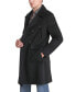 Men Addison Wool Blend Pea Coat Черный, Large - фото #3