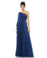 ფოტო #1 პროდუქტის Women's Ieena One Shoulder Bishop Sleeve Flowy Gown