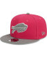 Фото #1 товара Men's Pink, Gray Buffalo Bills 2-Tone Color Pack 9FIFTY Snapback Hat