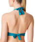 Фото #2 товара Bleu by Rod Beattie Women's Halter Bikini Top Swimwear Blue Size 12