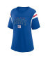Women's Royal New York Giants Classic Rhinestone T-shirt